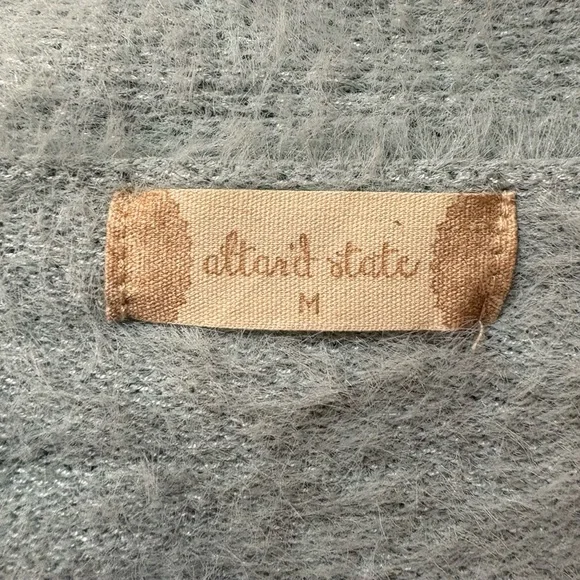 NWT Altar’d State, Cropped Cardigan, Fuzzy Light Blue, Size M - Picture 5 of 9